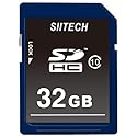 Siitech Premium SDHC Class 10 SD Memory Card 32GB