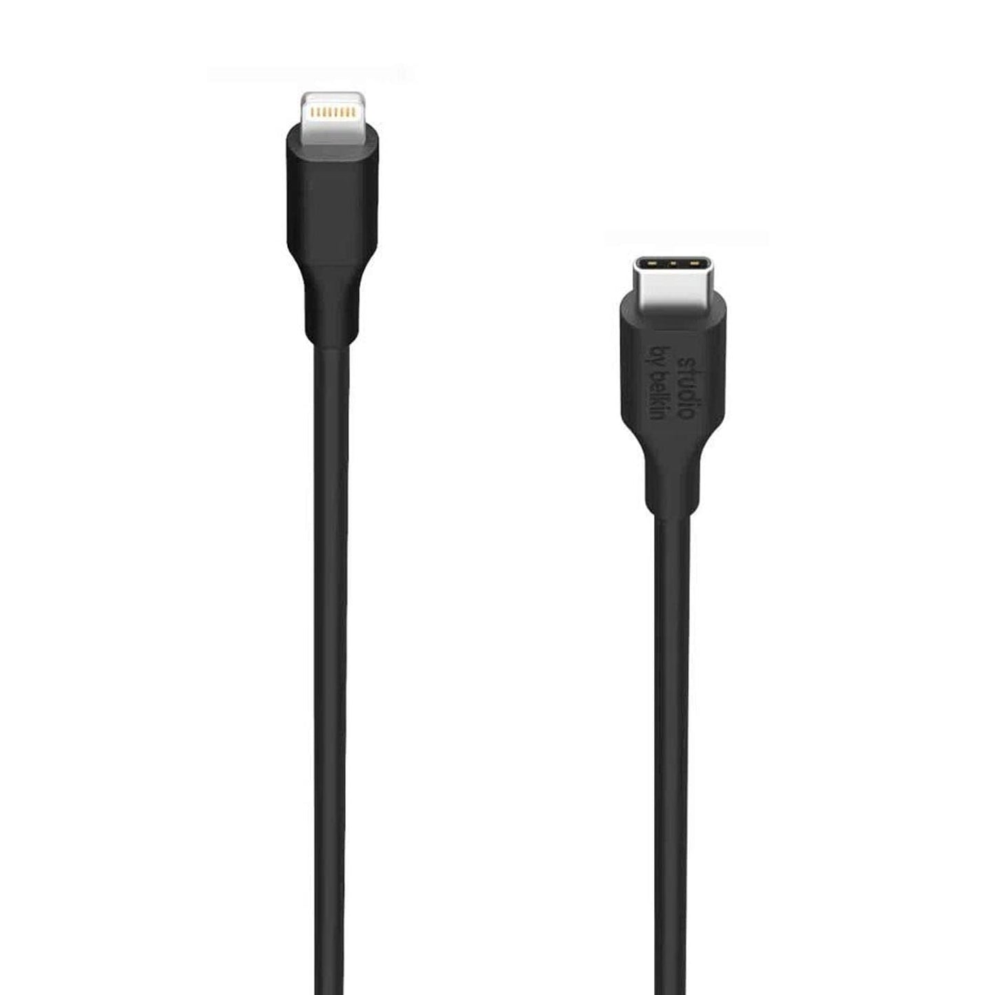 Belkin Studio USB-C to Lightning Cable 5ft Fast Charging for iPhone & iPad