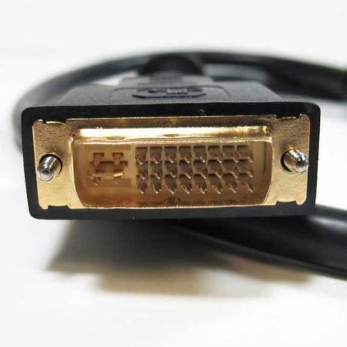 AYAGROUP AYA 6Ft (6 Feet) DVI-I Dual Link (24+5) Male to Male Digital/Analog Video Cable w/Ferrites
