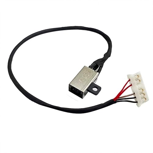 HSSDTECH DC Jack Power Cable Charging Port Harness Replacement for Dell Inspiron 14-3000 15-3000 3458 Series 15 41113 5100 / Latitude 3490 3590 E3490