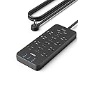 Anker Power Strip with 2100J Surge Protector, Outlet Extender, 5ft Extension Cord with Multiple Outlets, 12 AC, 2 USB A,1 USB C Port for 20W, Home