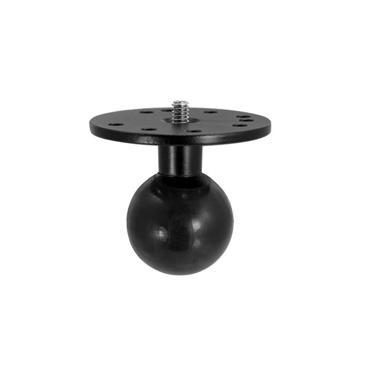 ARKON Mounts Robust Circular Metal 38mm (1.5 inch) Ball to 1/4”-20 Camera Bolt Adapter