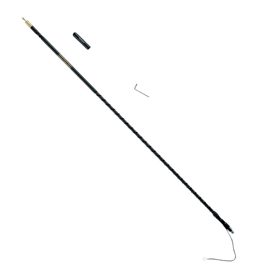 Wilson Antennas 305-483 CB Antenna Silver Load FGT Series 3FT Fiberglass Whip Antenna AM|FM Ready-Black