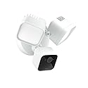 Blink Wired Floodlight Camera, Smart security camera, 2600 lumens, HD live view, enhanced motion detection, built-in siren, Works with Alexa, 1 camera
