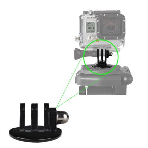 57" Inch Aluminum Tripod + Tripod Mount for ALL GoPro HERO Cameras + eCostConnection Microfiber Cloth