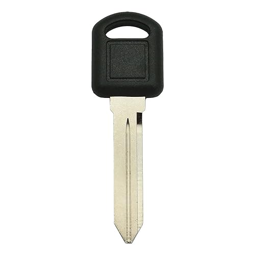 AKS Keys New Replacement for GM Uncut Blank Chipped Transponder Key - PK3 B97 Small Head Chip Megamos ID 13 Keyway P1106 - B86 Compatible