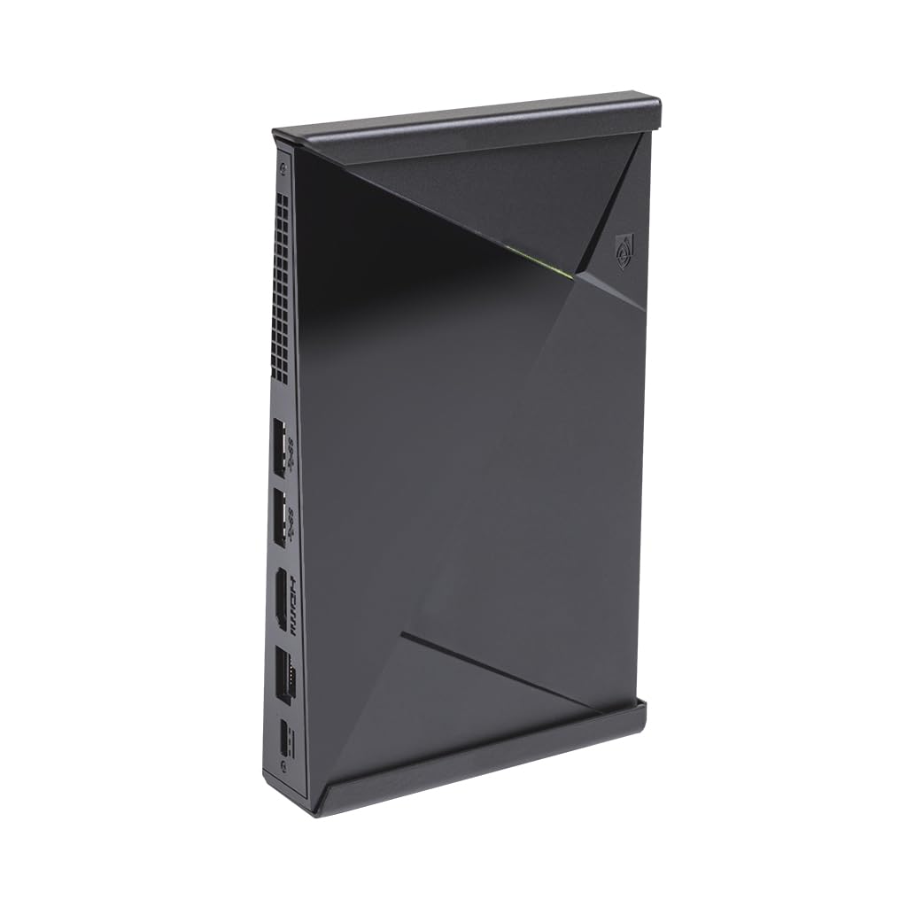 HIDEit Mounts Shield2 Wall Mount for NVIDIA Shield TV Pro - American Company, Black Steel Wall Mount Compatible with NVIDIA Shield TV Pro (2017)