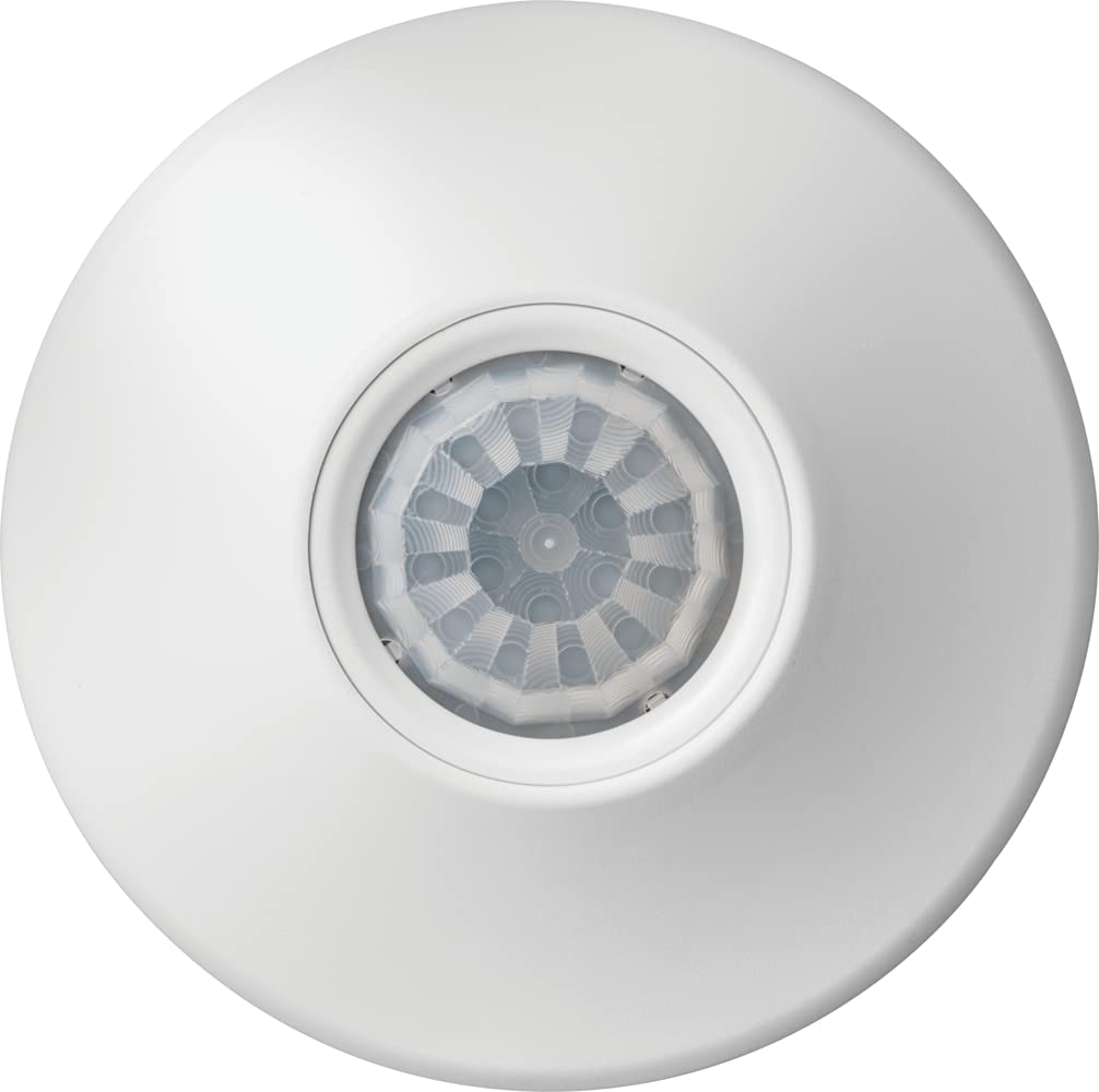 SensorSwitch Ceiling Motion Sensor, PDT Passive Dual Technology Passive Infrared PIR and Microphonics Occupancy Sensor, 360° Small Motion Detection