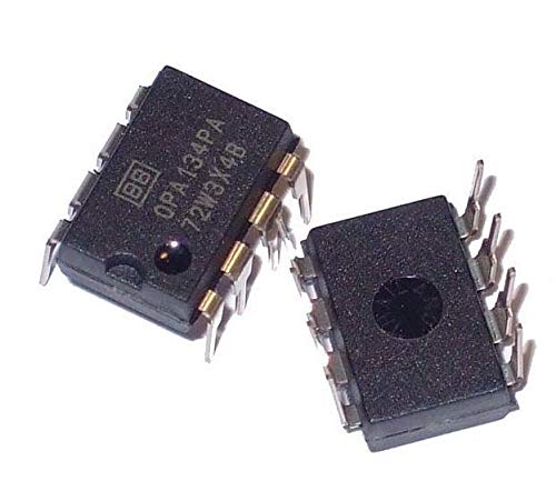 Juried Engineering OPA134PA OPA134 - Mono HiFi SoundPlus High Performance Audio Operational Amplifiers Op-Amp Breadboard-Friendly (Pack of 1)