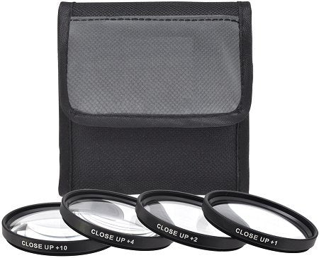 4PC Filter Kit for FujiFilm FinePix HS20 EXR, HS30EXR, HS30 EXR, HS25EXR HS25 EXR, X-E1, HS50EXR, X-T1