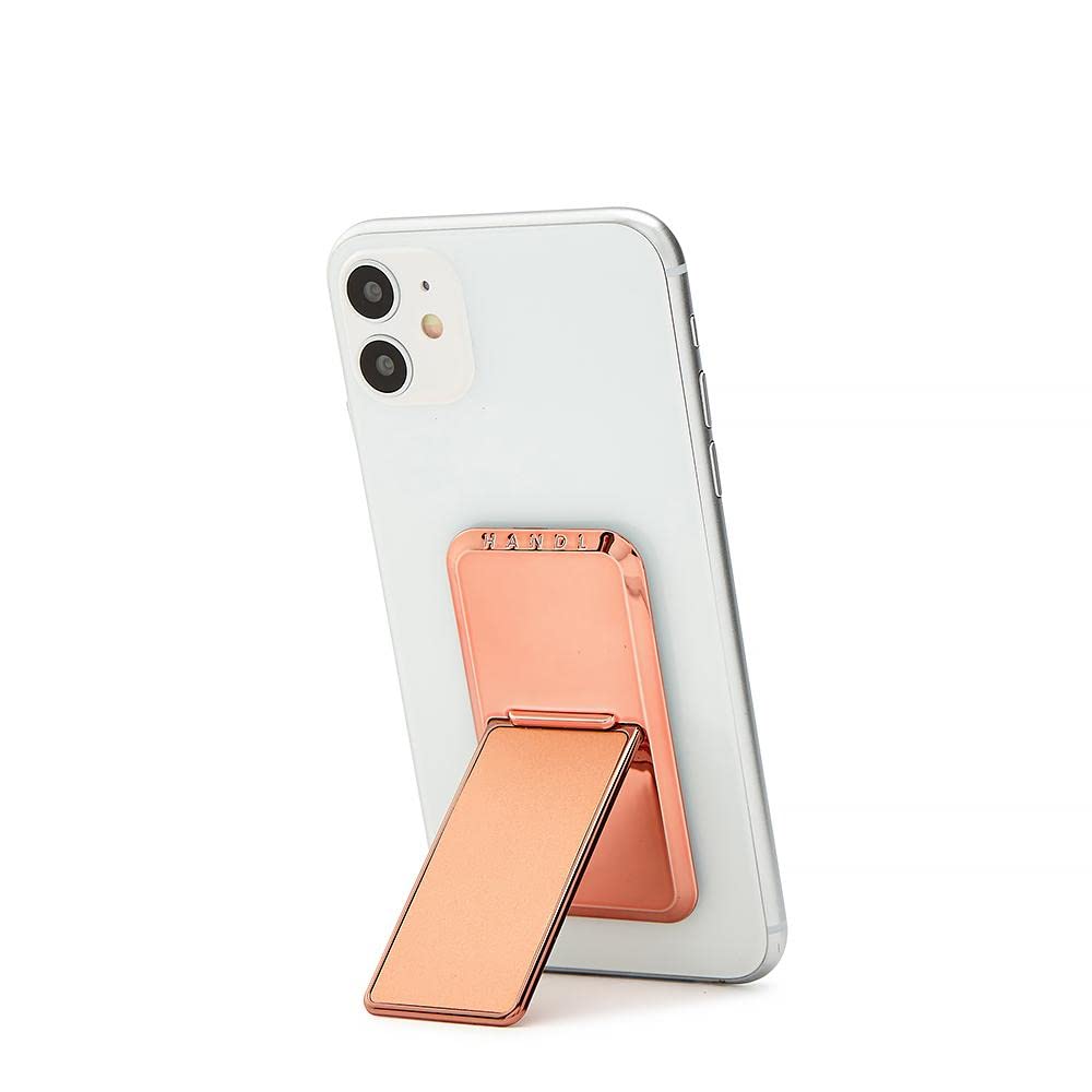 HANDL New York Rose Gold Heart HANDLstick Grip and Stand for Smartphone