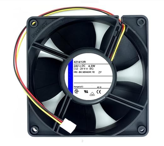 Ailsa Hexi 4214/12R DC24V 4.3W 120X120X38mm 3-Wire Cooling Fan