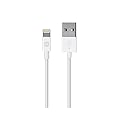 Monoprice Lightning to USB Type-A Charging Cable - Apple MFi Certified, 3 Feet, White - Essential Series