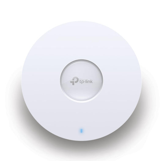 TP-Link Omada WiFi 6 Wireless Access Point - AX3000 Dual Band, 1G Port, PoE+ or DC Powered, DC Adapter Included, 5yr Warranty, Captive Portal, Mesh