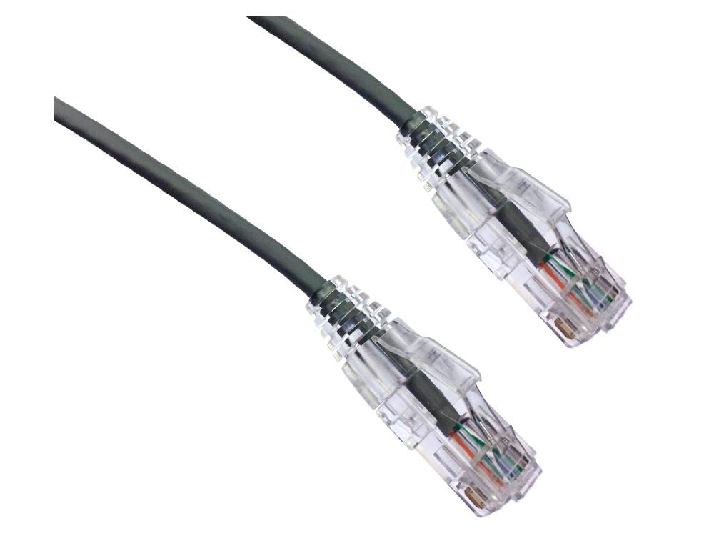 Axiom 50ft Cat6 Bendnflex Ultra-Thin Snagless Patch Cable 550mhz (Gray)