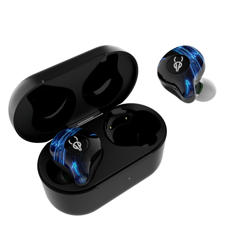ICESOMNUS Sabbat G12 Elite TWS Wireless Bluetooth 5.4 Earbuds Gaming Music Noise Reduction in-Ear Headphones with Mic 6D Soundscape Charging Case…