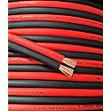 10' feet OFC True 8 Gauge AWG Oxygen Free Copper Speaker Wire RD/BK Car Home Audio