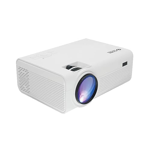 Core Innovations 150" LCD Home Theater Mini Projector, Adjustable Size, Built In Speakers, Compatible with TV Stick, Smartphone, Gaming Consoles, DVD