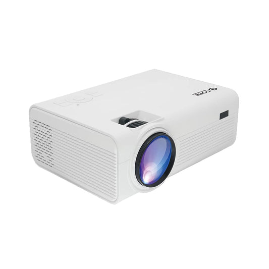 Core Innovations 150" LCD Home Theater Mini Projector, Adjustable Size, Built In Speakers, Compatible with TV Stick, Smartphone, Gaming Consoles, DVD