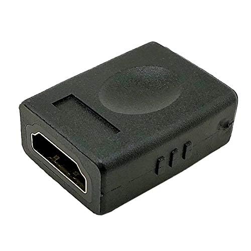 SatelliteSale Digital HDMI Female to Female HDMI Coupler PVC Black Adaptor