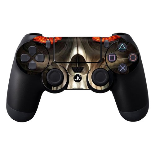 MightySkins Skin Compatible with Sony PS4 Controller - Evil Reaper | Protective, Durable, and Unique Vinyl Decal wrap Cover | Easy to Apply, Remove