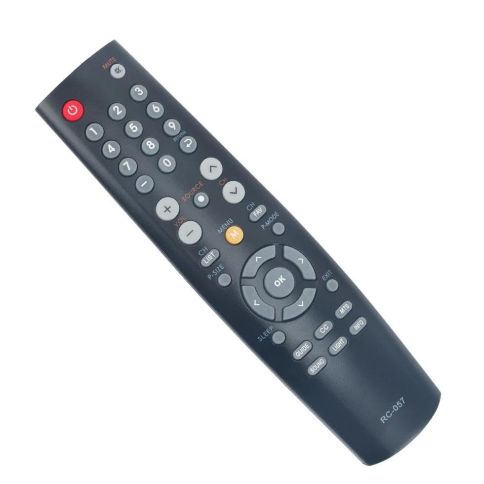 RC-057 TV Remote Control for Coby TV in Living Rooms or Rooms, No Programming or paring Needed, Replacement Remote Compatible Models EDTV1935