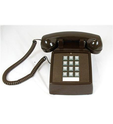 Cortelco 2500-V-BR 250045-VBA-20M Desk w/ Volume - Brown