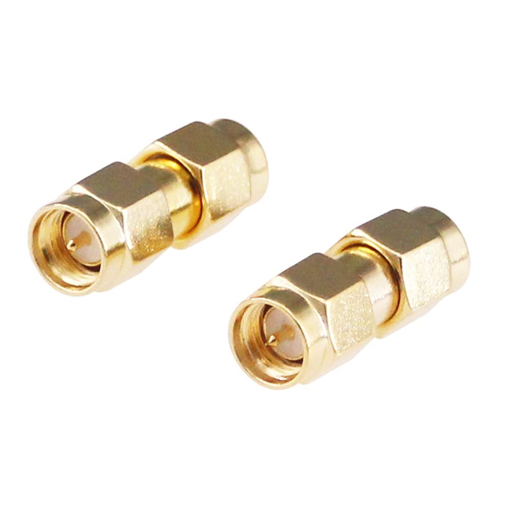 RFaha 8pcs Antenna Adapter SMA Male to Male SMA Female to Female Connector Converter for WiFi Caoxial Extension Cable(F14-8)