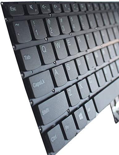 BaoRuiNan New Laptop Replacement Keyboard for Lenovo Flex 4, 4-1570, 4-1580 - USB, 104 Keys, Ergonomic, QWERTY, Black