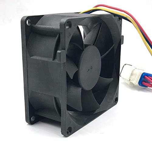 AJSWISH DAZB0838RCM DC13.6V 0.17A 4-Wire Temperature Control Large air Volume Chassis Fan for DAZB0838RCM WR60X26866 Refrigerator Fan