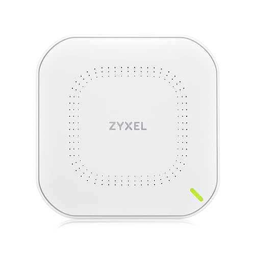 Zyxel WiFi 6 AX3000 Wireless Access Point | 2.5GbE | Mesh, MU-MIMO | WPA3-PSK Security | Cloud, App or Direct Management | PoE+ or AC Powered, Adapter