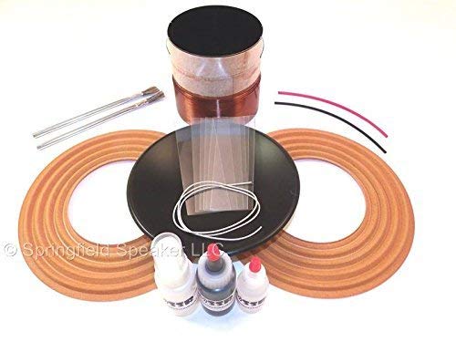 Springfield Speaker 2" Coil Replacement Kit - Dual 4 Ohm - Compatible with Kicker L7