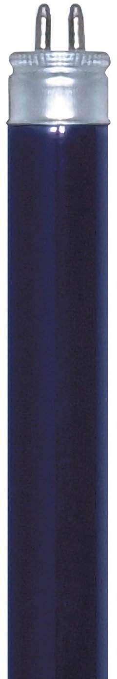 Satco S6405 4-Watt Mini Bi Pin T5 Preheat Lamp, Black Light Blue
