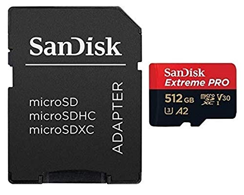 SanDisk 512GB Memory Card Micro Extreme Pro Works withInsta360 One RS Twin, One RS 4K, One RS 1-inch Action Camera (SDSQXCZ-512G-GN6MA) Bundle