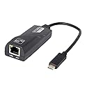 Ethernet Network Adapter, USB to RJ45 LAN Wired Adapter for Ultrabook, Chromebook, Laptop, Desktop, Plug and Play Type-C 1000M, Compatible