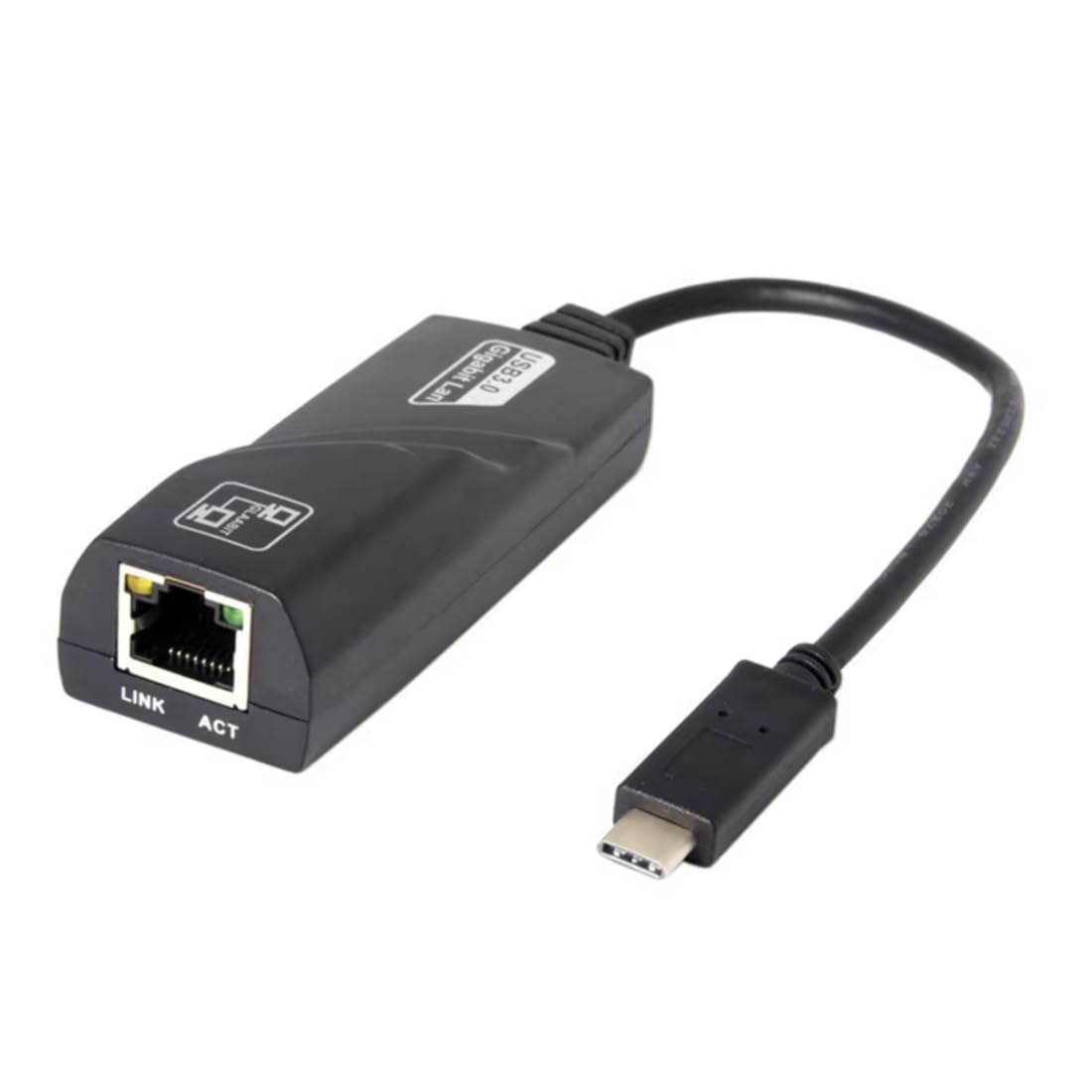 Ethernet Network Adapter, USB to RJ45 LAN Wired Adapter for Ultrabook, Chromebook, Laptop, Desktop, Plug and Play Type-C 1000M, Compatible