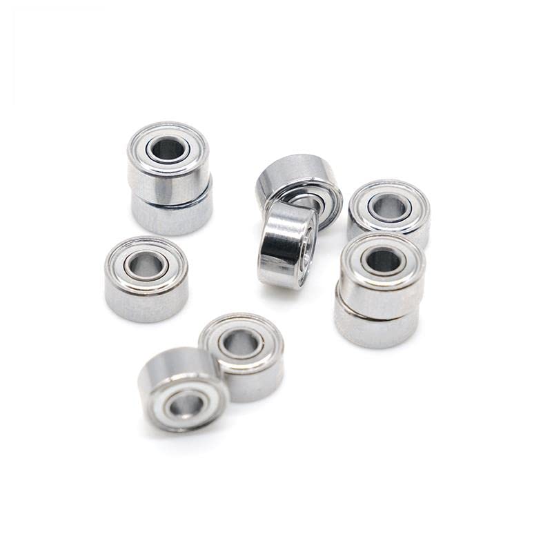 10Pcs 693ZZ Ball Bearing 3x8x4mm ABEC-7 Engine Bearing 693 ZZ Fan Bearing 619/3ZZ R-830ZZ EMQ Motor Fan Bearing 693Z 693 (684ZZ, 10)