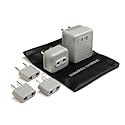 VCT- International Travel Voltage Converter/Foreign Plug Adapter Kit - Dual 50 Watt / 1600 Watts (Model VM 6)