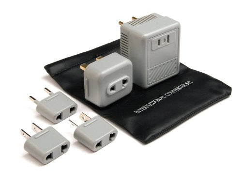 VCT- International Travel Voltage Converter/Foreign Plug Adapter Kit - Dual 50 Watt / 1600 Watts (Model VM 6)