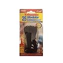 Trisonic Telephone Extension Cord Phone Cable Foot (Black, 25 Feet)