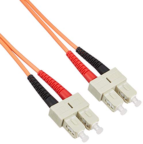 StarTech 3m OM2 Multimode Fiber, SC to SC, Plenum (50FIBPSCSC3)