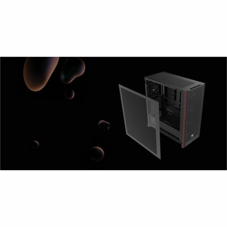 Thermaltake S370 WS; Mid Tower; Wood Front Trim; 4x120mm Fans Included; 410mm GPU Clearance;up to E-ATX; Hidden Connector Support (ATX/mATX); Vertical