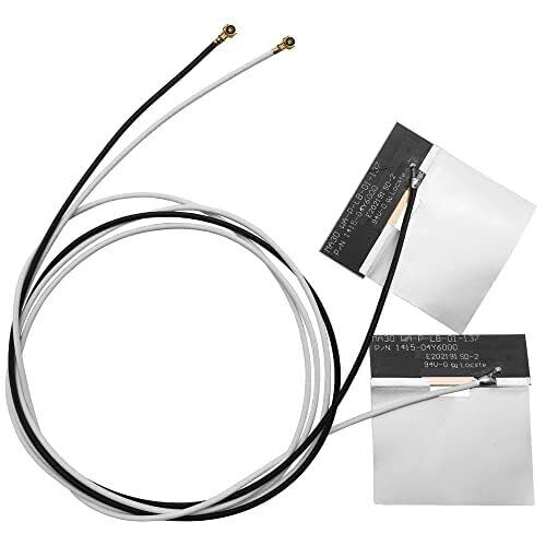 1Pair MHF4 Antenna 2.4GHz 5GHz 3dBi Internal Laptop WiFi Antenna for M.2 NGFF Module 7265 8265 9260 9560 AX200 AX201 WiFi 6 Antenna Cable 50/72cm