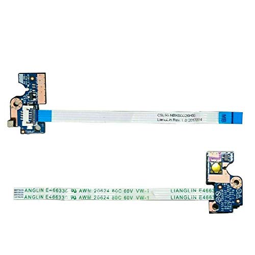 GinTai Power Switch Button Board with Cable Replacement for HP 15T-BR 15Z-BW 15-BW 15-BS 15-BS134WM 250 255 G6 CSL50 LS-E791P NBX00026H00 924933-001