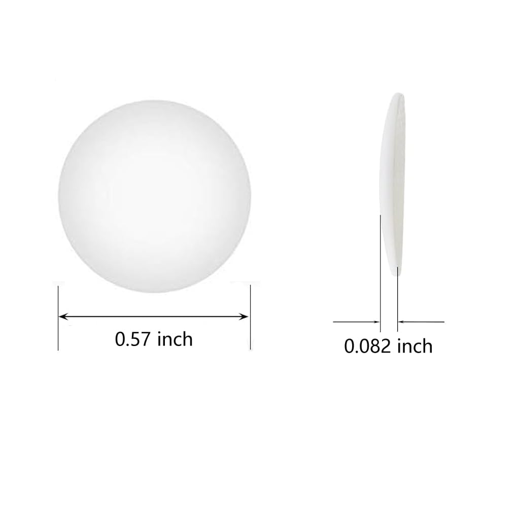 Laptop Rubber Silicone Feet Dot with Adhesive Compatible with DELL,Asus,Lenovo,HP Laptop,Computer Case,Keyboard Riser,Appliance Feet (White)