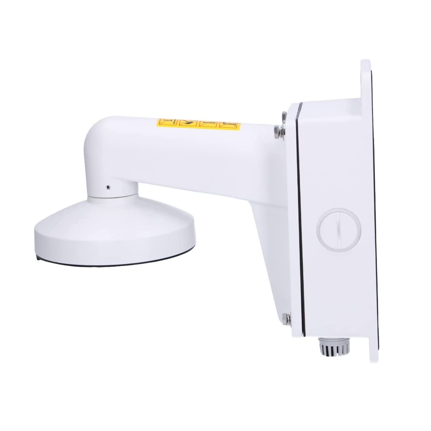 WMS WML DS-1273ZJ-140B PC140B PT6 Outdoor Indoor Wall Mount Bracket with Base Fit for The Hik-Compatible Dome Camera, White, Pack of 1