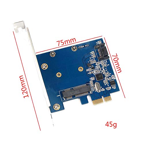 PCI-E to mSATA SSD+SATA3 Combo Expansion Converter Adapter PCIe to SATAIII Card