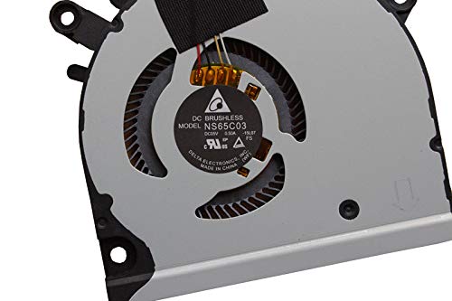 Z-one Laptop Cooling Fan for Acer Aspire R 15 N16P2 Series, 4-Pin Connector, 4-Wires, NS65003-15
