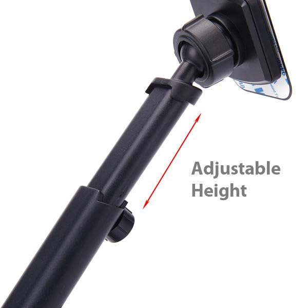 Fonus Car Mount Magnetic Holder Compatible with Samsung Galaxy S25 Ultra, Dash Windshield Telescopic Strong Grip Strong Magnets