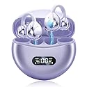 EXECCZO Ear Clip Earbuds Mini Open Ear Headphones Wireless Bluetooth Earphones for Sport Workout Driving Walking Running Compatible with iPhone…